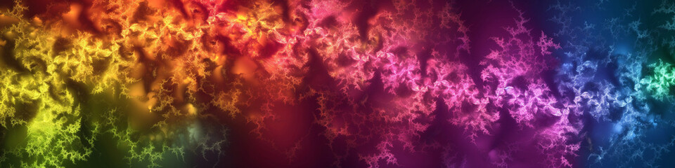 Wall Mural - abstract fractal background