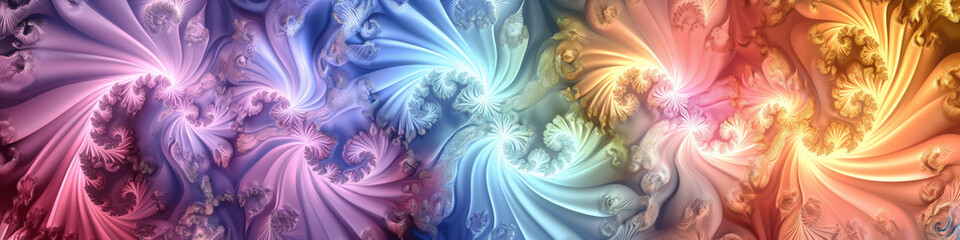 Sticker - abstract fractal background