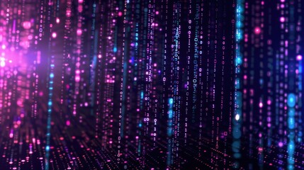 Abstract Binary Code Data Stream