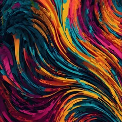 Wall Mural - abstract fractal background