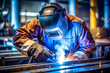 © Vitaliy - Welder Working with Sparks in Workshop