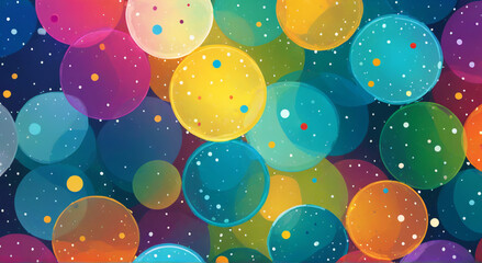 Poster - balloons background