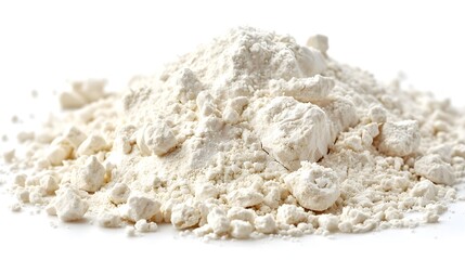 Close-up of a pile of white powder