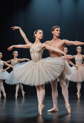 Wall Mural -  A traditional Russian ballet performance. 