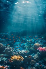 fish corals in the undersea environment Generative AI