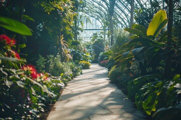 lovely botanical garden  Generative AI