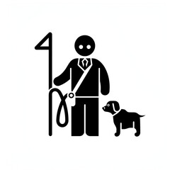 Sticker - Guide dog illustration