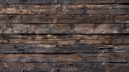 Vintage brown wooden plank texture with natural pattern from above