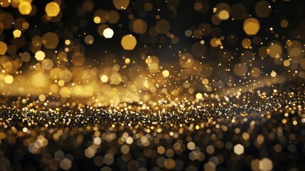 Poster - Golden Glitter Background