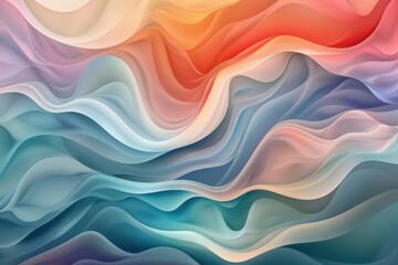 abstract organic background with flowing shapes and harmonious color gradients soft undulating forms creating a soothing and visually captivating design