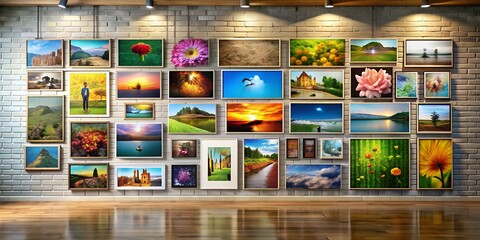 Poster - A picture on a wall informative Vibrant engaging AI-Created Content