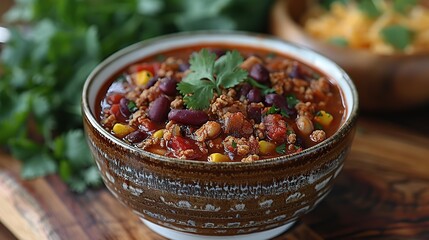 Sticker - A Close-Up of a Bowl of Chili