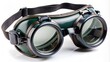 © DigitalArt Max - Cartoonish welding goggles with glass lenses and pilot-style frame on a white background, conveying safety and protection at work.