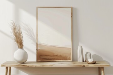 Wall Mural - Minimalist Home Decor with Abstract Artwork