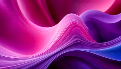 Wall Mural - Abstract Purple and Pink Fluid Wave Background