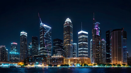 Wall Mural - 5g wireless network ai big data communication pathways science technology web high speed internet we