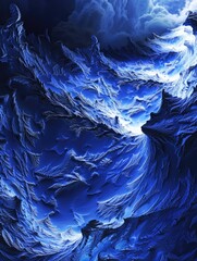 Wall Mural - blue ocean