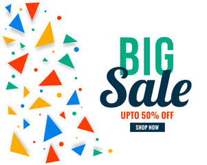 Poster - modern big sale promo background for business campaign