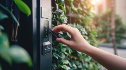 Using Key Fob To Unlock Door