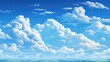 © Prapan - Scenic image showcasing a flawless blue sky dotted with gentle, ethereal clouds