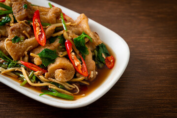 Sticker - Stir Fried Fish with Chinese Celery