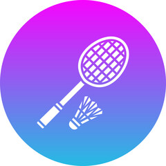 Sticker - Badminton Icon