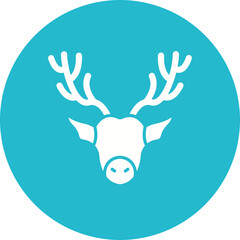 Wall Mural - Deer Icon