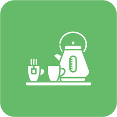 Sticker - Tea party Icon