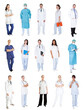 © Andrey Popov - Medical Professionals in White Coats: Diverse Group of Doctors, Nurses,