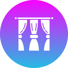 Sticker - Curtains Icon