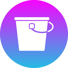 Canvas Print - Bucket Icon