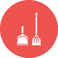 Wall Mural - Sweeping tools Icon