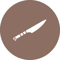 Canvas Print - knife icon