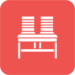 Poster - Table and chair Icon