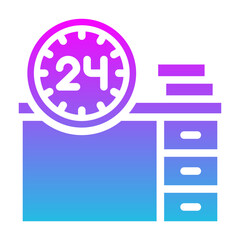 Sticker - Desk Icon