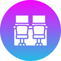 Sticker - Desk Icon