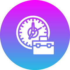 Sticker - Job time Icon