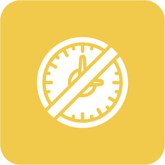 Wall Mural - Restricted time Icon