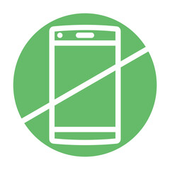 Poster - No phone Icon