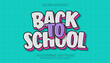 © Chaska ID - 3d editable back to school text effect graphic style template