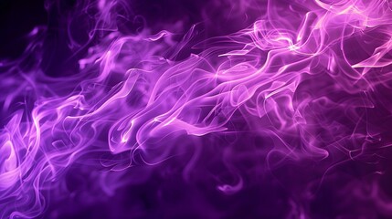 Wall Mural - abstract black fire texture on a dark purple background	