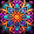 © Taddeus - Abstract fractal background with ornament.