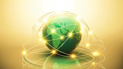 Global network business connection data concept concept