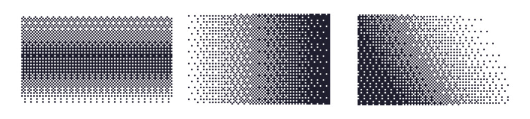 Wall Mural - noise and grain pattern with gradient and gradation. stipple and spray background with halftone effe