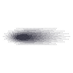 Wall Mural - gradient dot shadow effect with grainy texture. halftone circles and noise. flat vector illustration