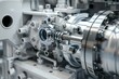 © zakiroff - Industrial machinery close-up, intricate metal gears, mechanical engineering, precision technology concept