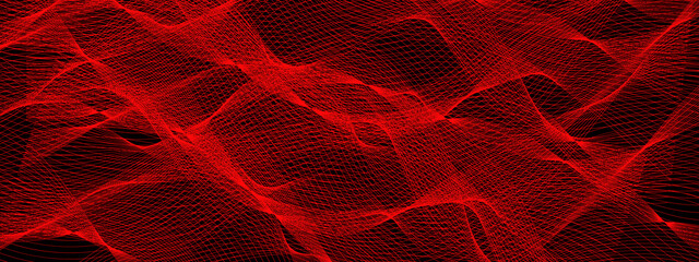 wavy background, abstract futuristic red zone wave for banners and uses