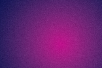 Wall Mural - Dark grainy gradient noise texture background transitioning from dark purple to vibrant pink abstract banner poster header design backdrop design