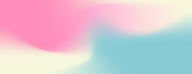 Canvas Print - gradient abstract background with blue, pink and white