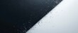 © Mikus - water droplets on black background, white strip dividing